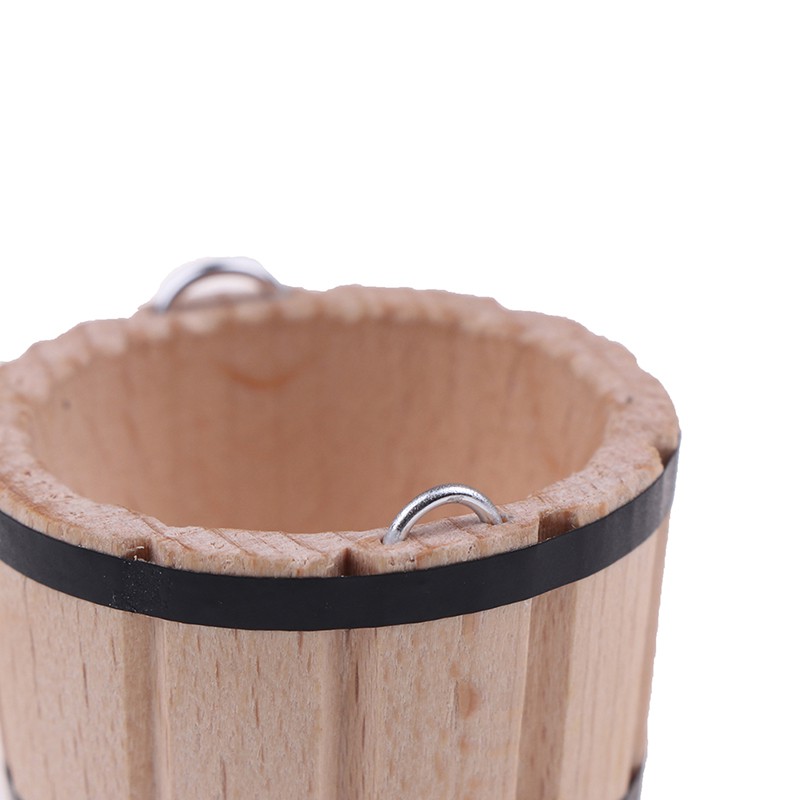 Giỏ Gỗ Trang Trí Nhà Búp Bê Tỉ Lệ 1:
