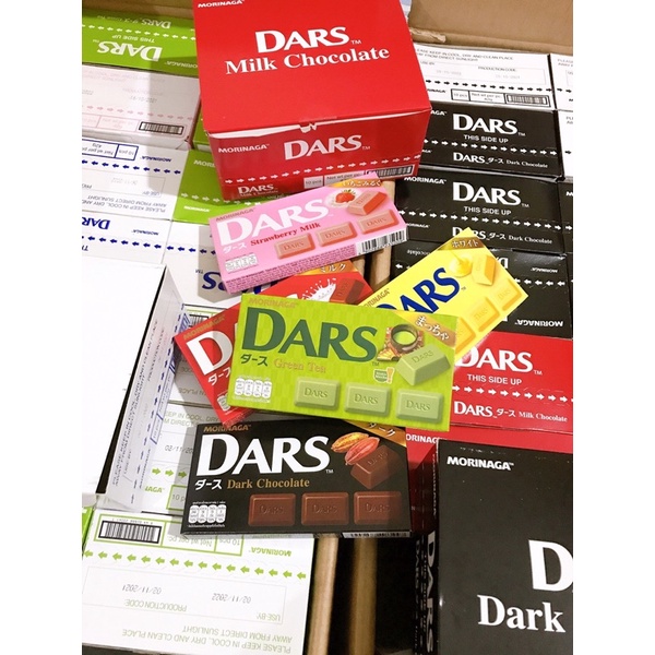 Socola Morinaga Dars 5 Vị hàng chuẩn 42g