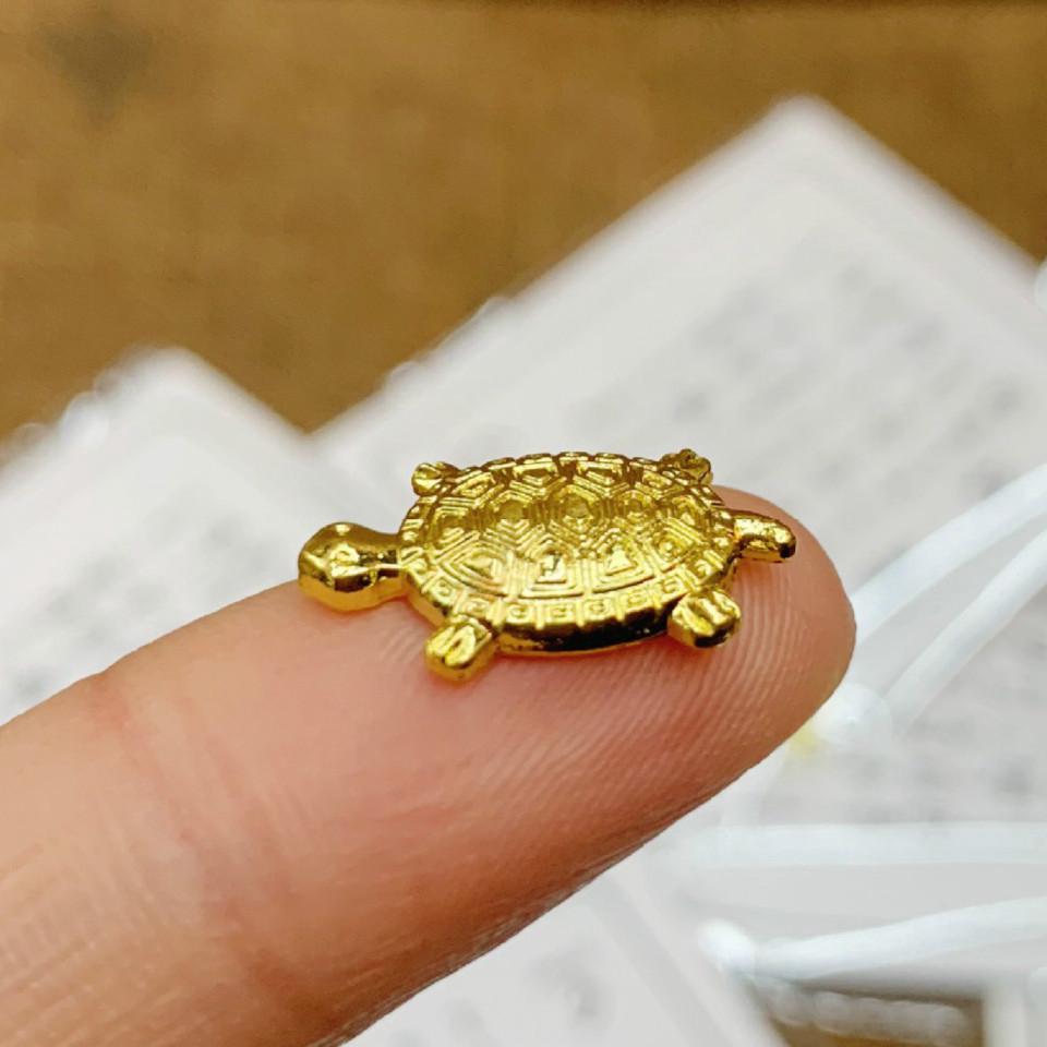 Tượng chú rùa vàng may mắn tiện dụng trang trí | BigBuy360 - bigbuy360.vn
