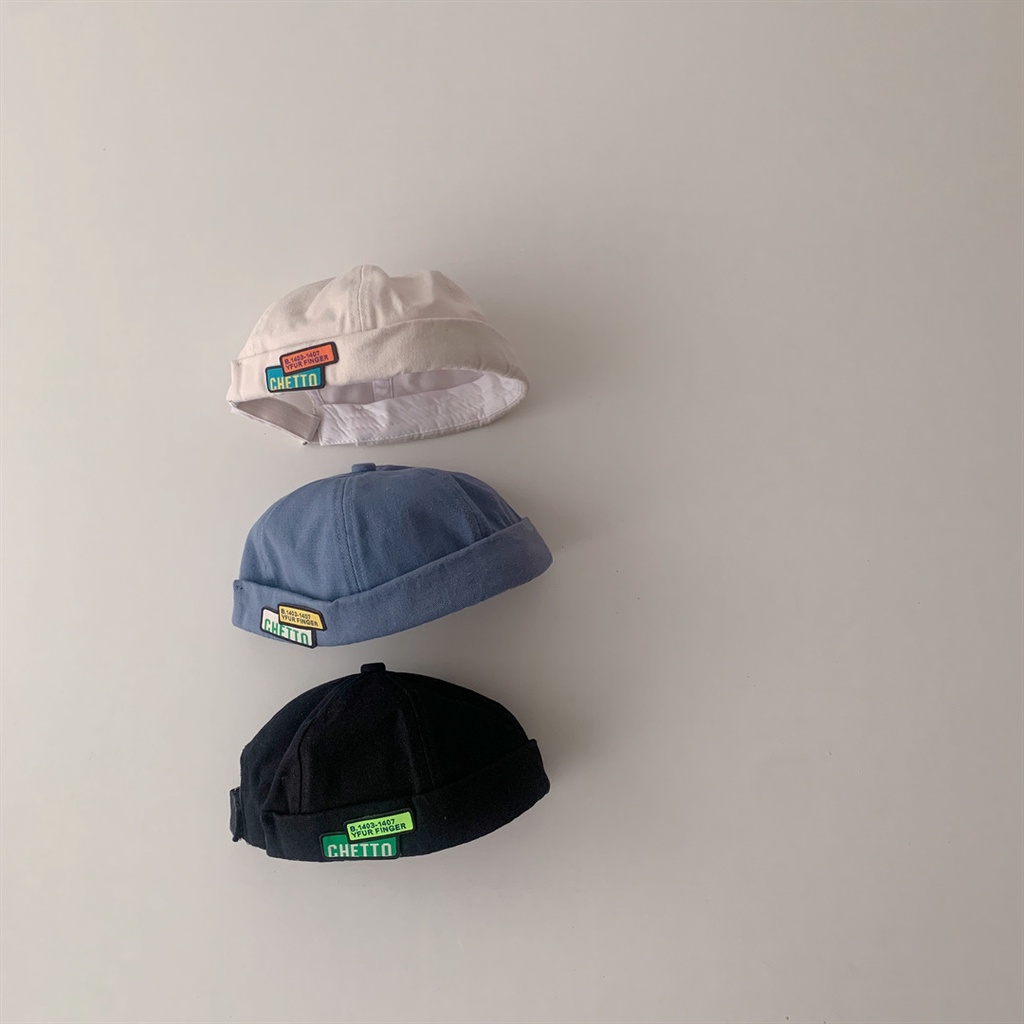 Mũ Beanie Họa Tiết Chữ Thời Trang Hip hop Hàn Quốc Cho Bé