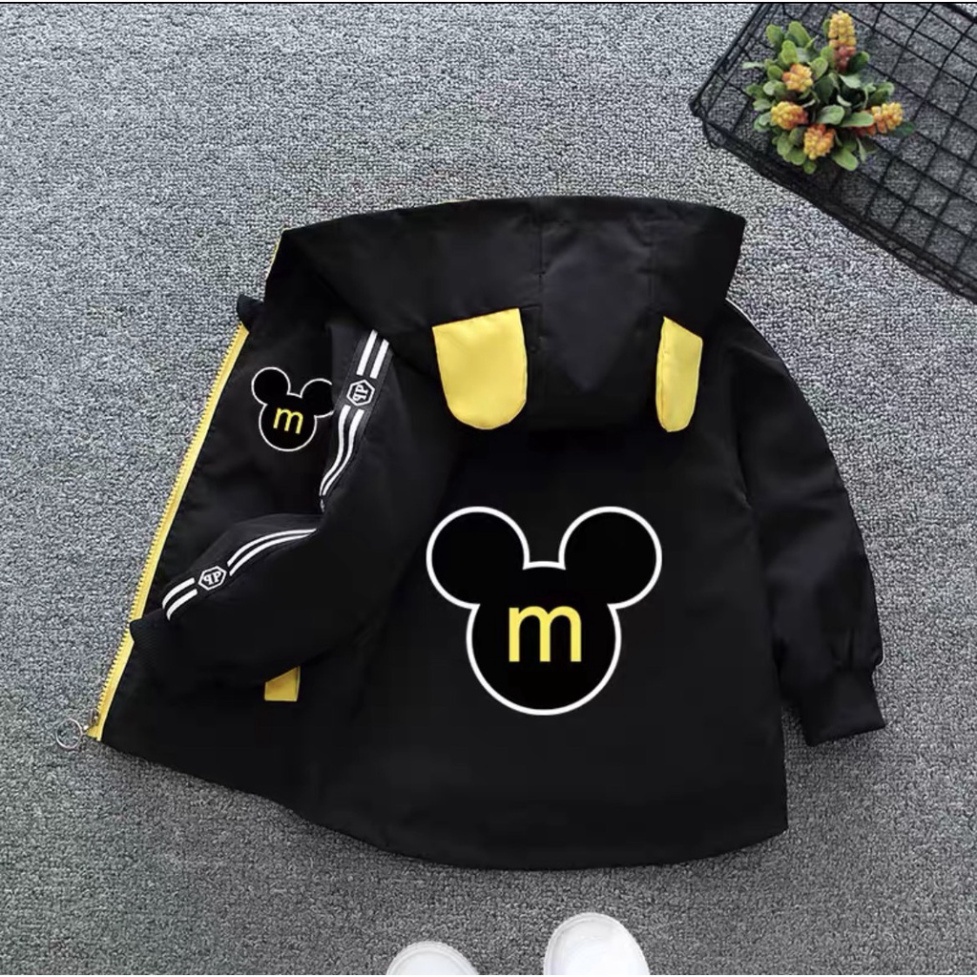 Sale sốc  Áo Khoác cho bé, Áo khoác gió cho bé trai họa tiết mikcy ngộ nghĩnh Cao Cấp - full size cho bé  hàng đẹp