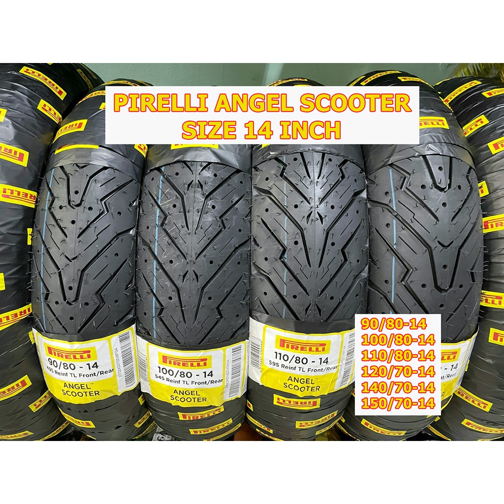 Vỏ Pirelli Angel City, Angel Scooter cho Exciter Winner Raider Satria Future Airblade Vario Sh150i Sh300i NVX PCX