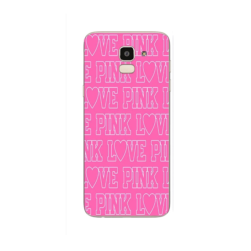 Victoria Secret pink phone cover Samsung Galaxy J2 J3 J4 J5 J6 J7 J8 Plus 2017 2018 silicone Case