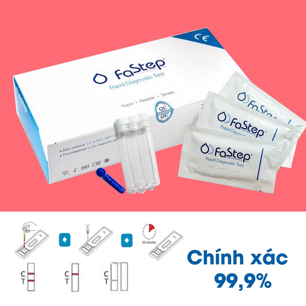Que test hiv thử nhanh hiv tại nhà Fastep, nhanh chóng bí mật chính xác. SHIP HOẢ TỐC HCM, CHE TÊN, CHÍNH HÃNG 100%
