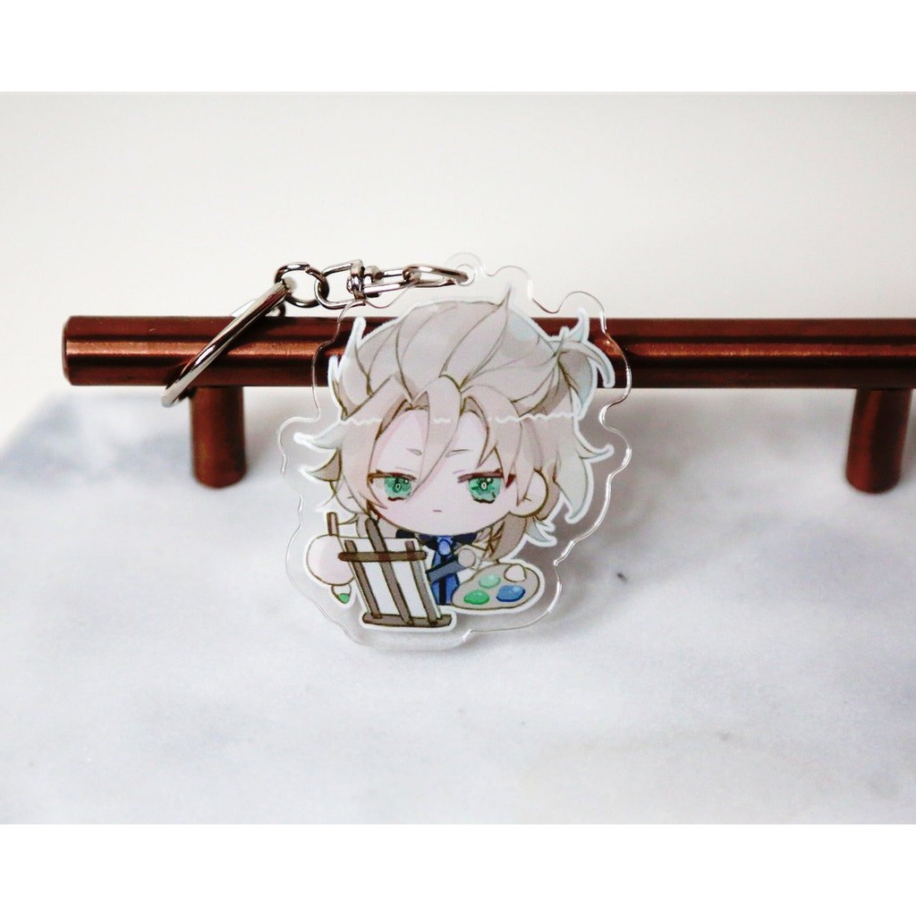 Móc khóa GENSHIN IMPACT ver ĐẦU TO game mica trong acrylic anime chibi