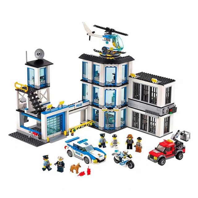 [HPTOYS] Lắp ráp lego 10660 - Trụ sở cảnh sát thành phố