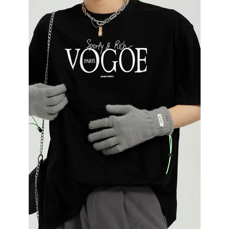 Áo thun VOGOE đen trắng