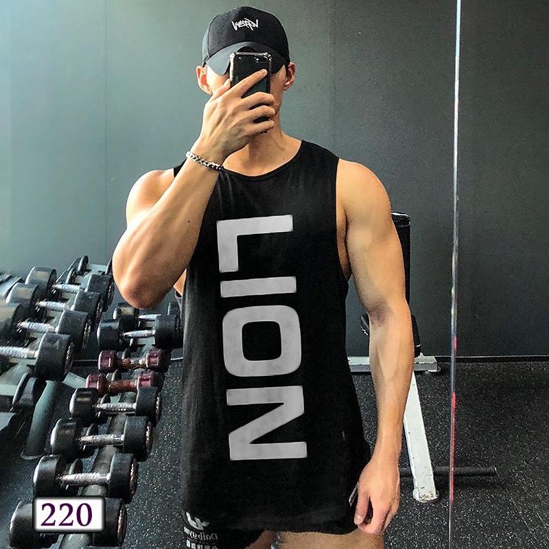 Áo ba lỗ nam chuẩn gym nữ in hình  áo tanktop nam vải cotton cao cấp thoáng mát