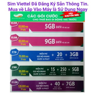 Sim Khuyễn Mãi Gọi Nội Mạng Và Lên Mạng 4G Miễn Phí.Tháng Chỉ 90.000₫