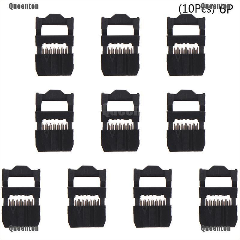 ★Set 10 Đầu Nối Dây Cáp 6 / 8 / 10 / 12 / 14-50Pin IDC 2.54mm