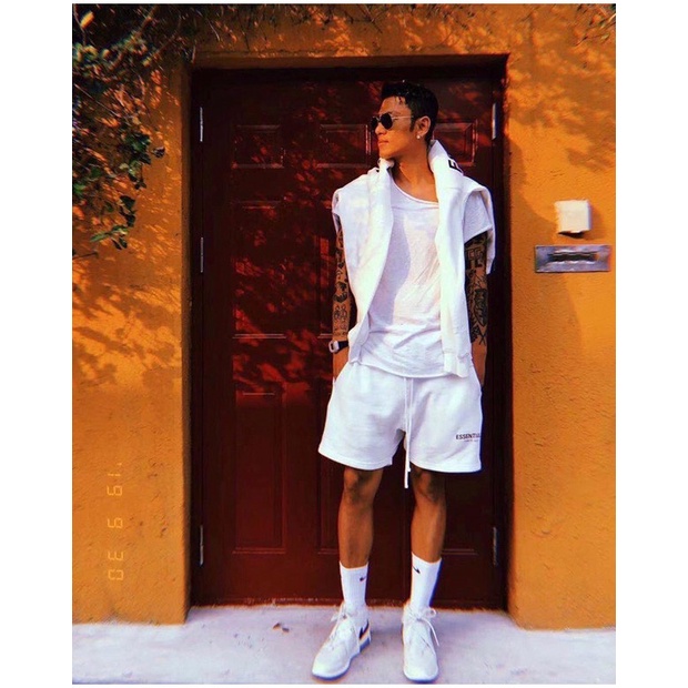 Quần short nam unisex esentials Quần đùi chất  da cá hàn loại 1 Nam nữ đều mặc được shohienmai