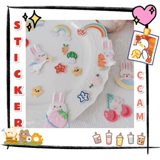 Sticker vải thêu dán patch dán custom giày pk032 ccamzone