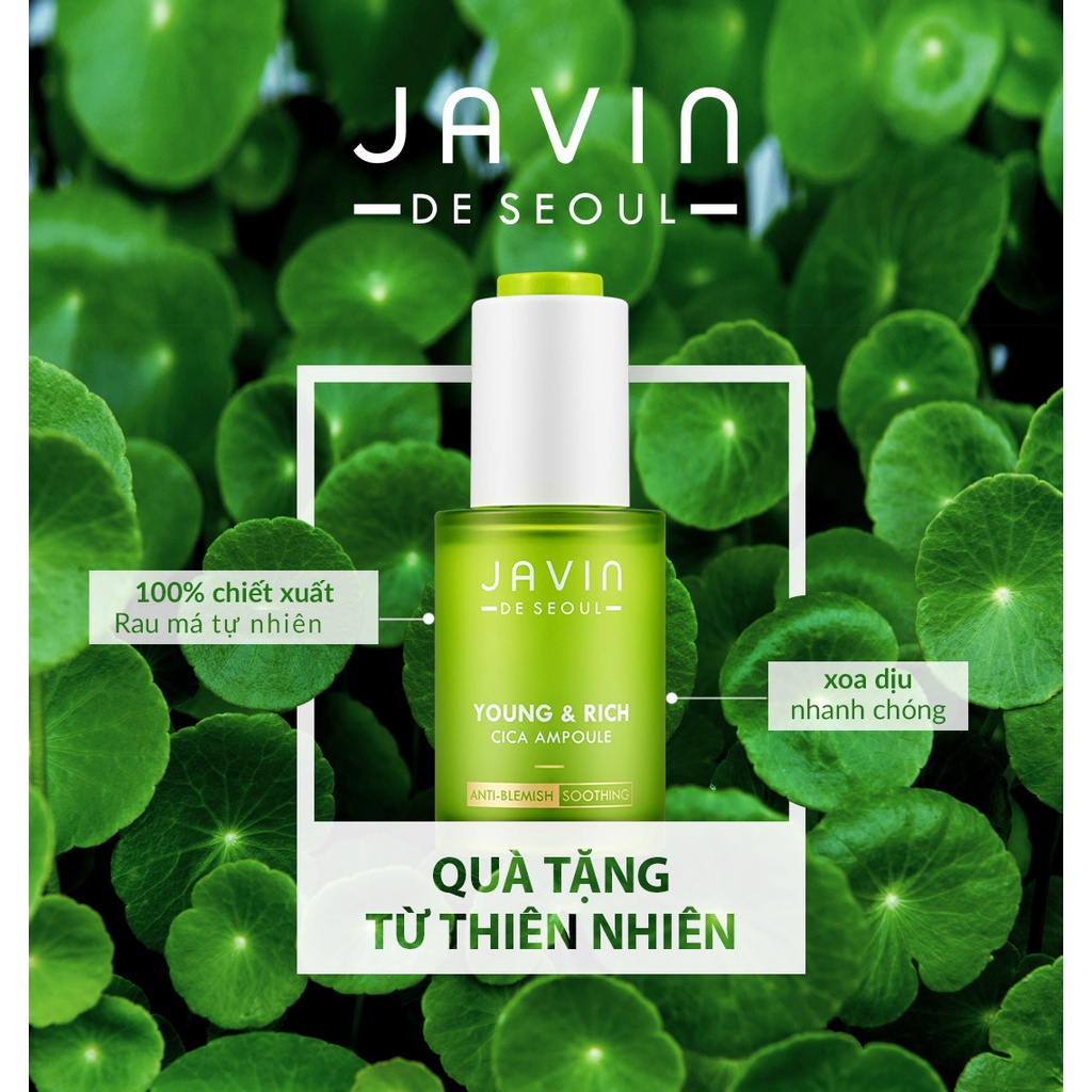 Tinh chất Ampoule Hàn Quốc Javin De Seoul Young & Rich Cica chai 30ml