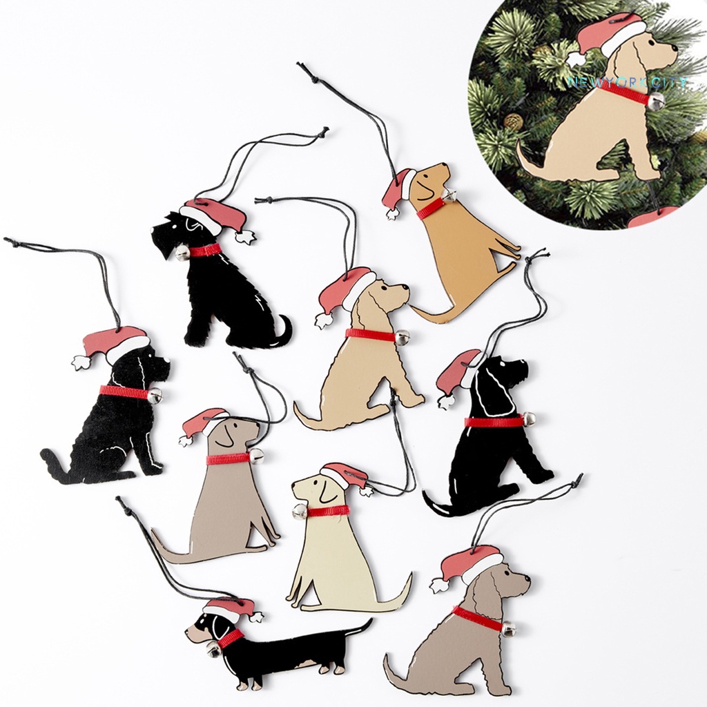 Mặt Dây Chuyền Bằng Gỗ Hình Cây Thông Giáng Sinh Đáng Yêu Trang Trí Nhà Cửa