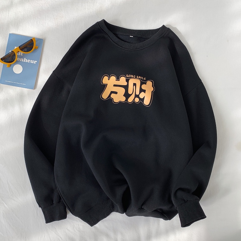 Áo thun IFNICEFUTURE dáng rộng cổ tròn in họa tiết cá tính cho nam