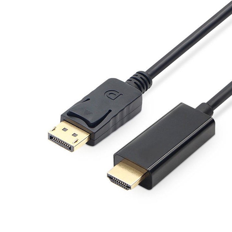 Cổng chuyển đổi DisplayPort to HDMI Adapter AV Converter 1080P 2K 4K mạ vàng, cáp chuyển đổi tín hiệu