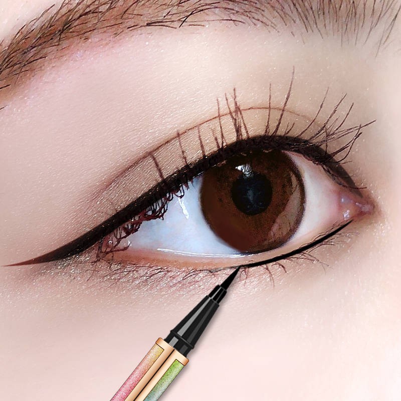 Bút Dạ Kẻ Mắt Mèo BINMEI Vỏ Nhũ Lấp Lánh