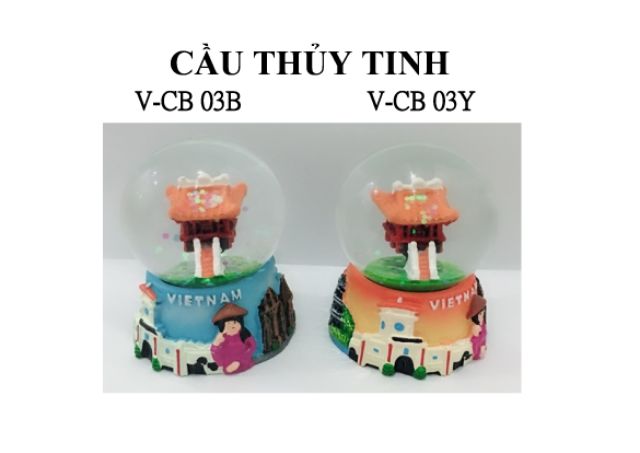 Cầu thủy tinh lưu niệm hình ảnh Việt Nam