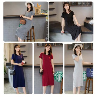 MYQUEEN Đầm Sát Nách Cổ Chữ V Dáng Ôm Phong Cách Hàn Quốc