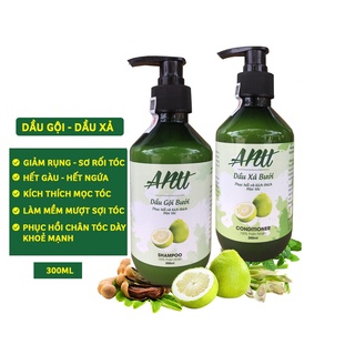 Dầu Gội Bưởi Non giúp Giảm Gàu, Nấm, Ngứa, Rụng Tóc, kích thích mọc tóc 300ml