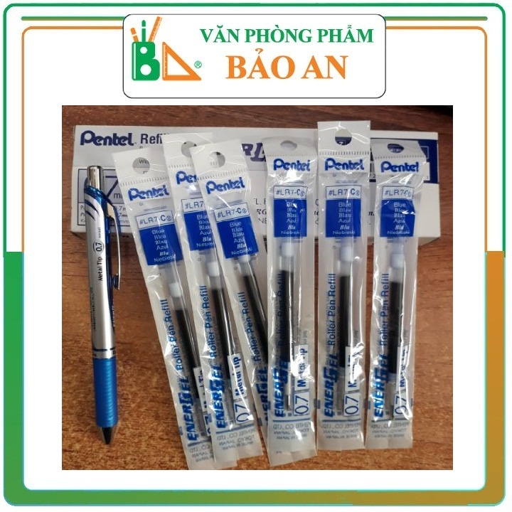 Combo 1 bút ký pentel BL77, 1 hộp ruột bút ký pentel BL57