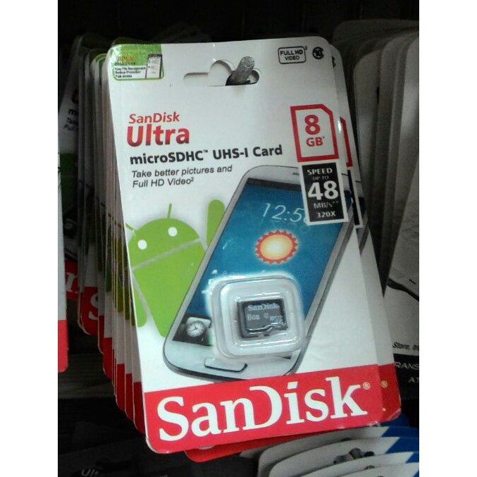 Thẻ Nhớ Sandisk 8gb Class 10 Chất Lượng Cao