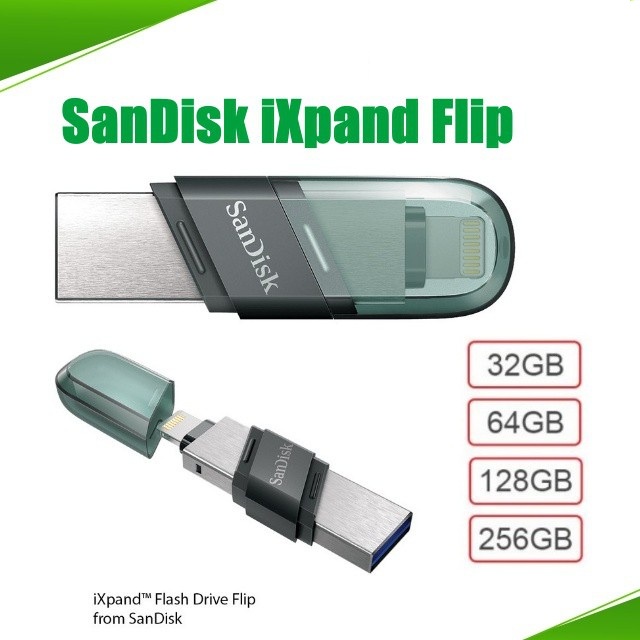 USB cáp sạc 3.0 San.Disk iXpand Mini Flash 128GB 64GB cho ip,tablet táo