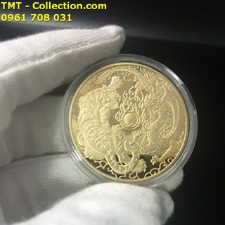 Xu Lưu Niệm Long Hổ Tranh Châu, trang trí bàn sách, bàn làm việc-TMT Collection - SP002459