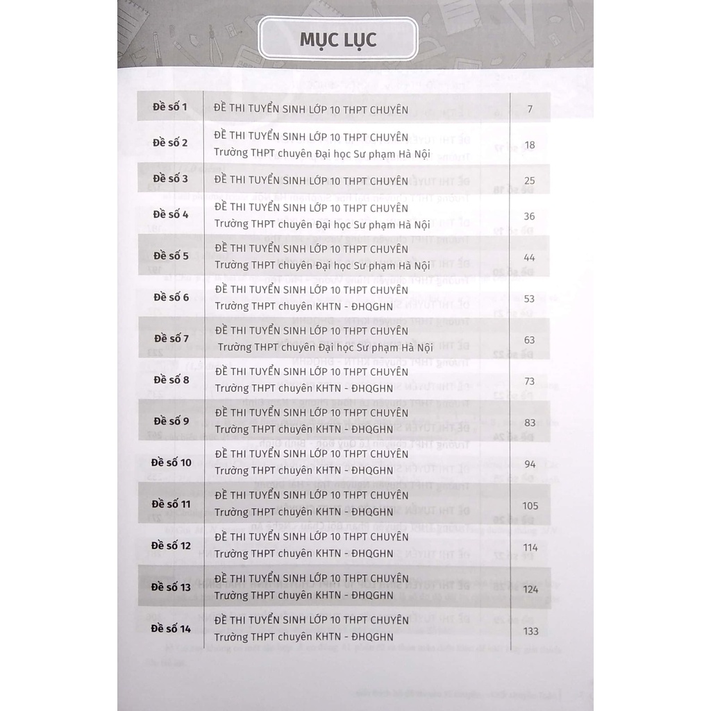 Sách Giải Thích Bộ Đề Thi Vào 10 Chuyên - Khối Chuyên Toán