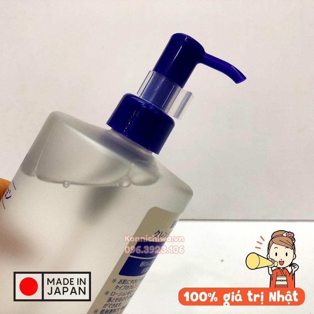 Nước tẩy trang cho mọi loại da Reihaku Hatomugi Cleansing &amp; Pore Clear chiết xuất ý dĩ chai 500ml | Hàng nội địa Nhật