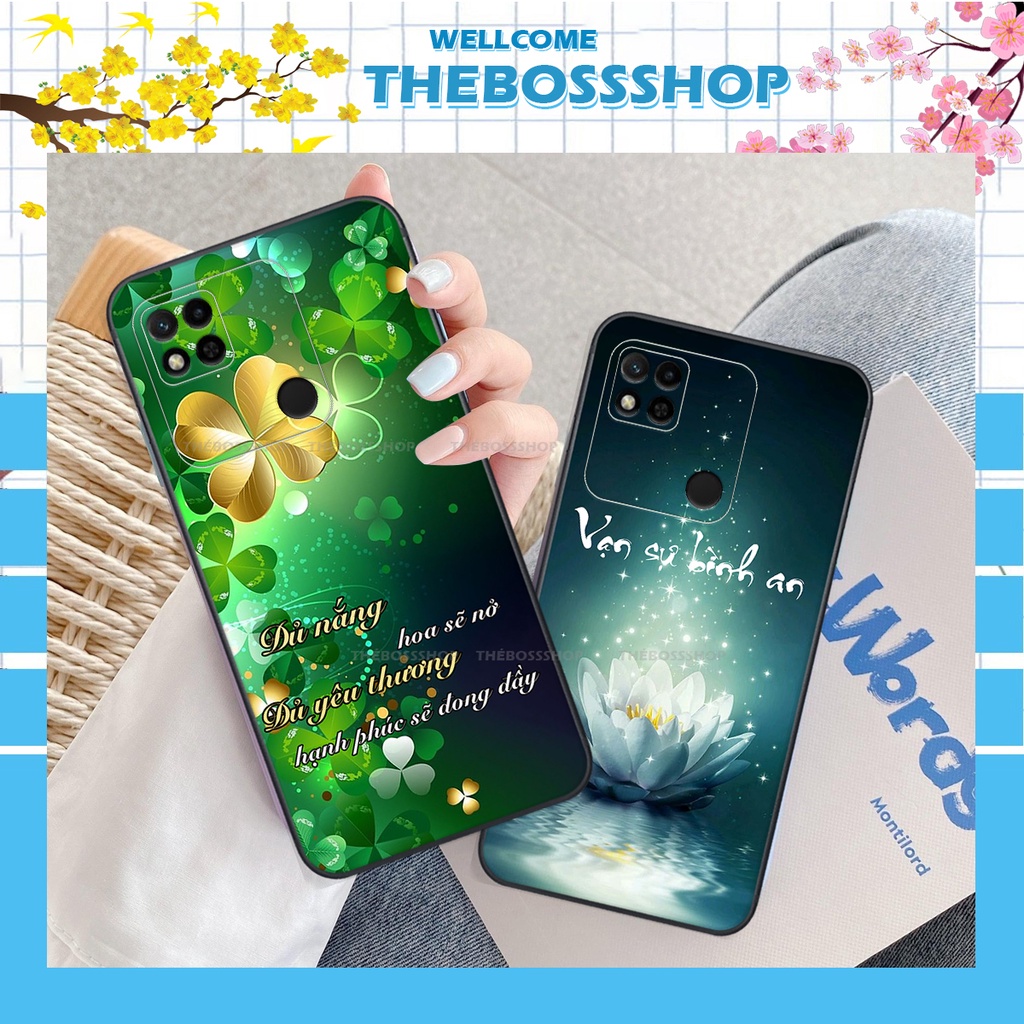 Ốp lưng Xiaomi REDMI 10A / REDMI 10C in hình TÀI LỘC-MÃ ĐÁO THÀNH CÔNG-TÂM AN SIÊU ĐẸP