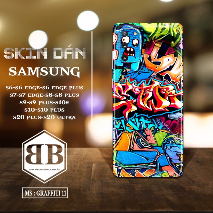 Dán Skin điện thoại SamSung s6 s6 edge s6 edge plus s7 s7 edge s8 s8 plus s9 s9 plus s10 s10 plus s10e s20 plus s20ultra