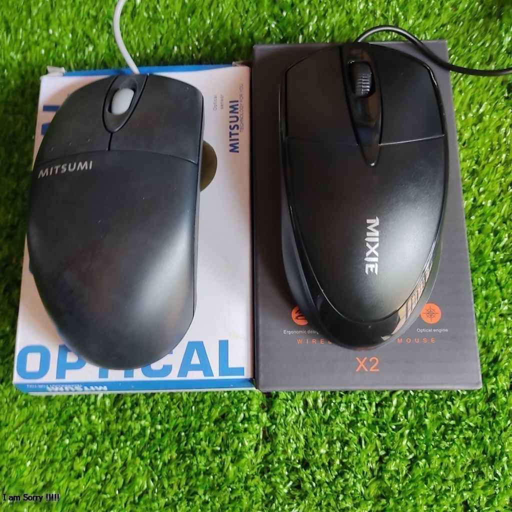 Combo hai sản phẩm chuột có dây Mixie X2 + Chuột có dây Mitsumi 500dpi