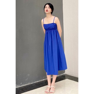 Đầm 2 dây 92wear thiết kế dáng xòe dxn0018