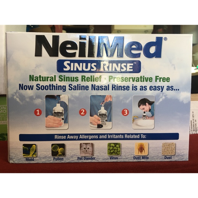 NeilMed - Bộ sản phẩm nươc muối rửa mũi tự nhiên cho bé và người lớn