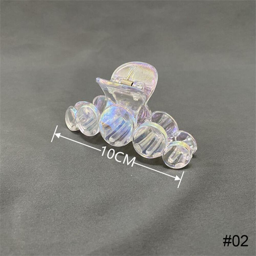 Kẹp Tóc D3J3 Trong Suốt Nhiều Màu Dễ Phối Đồ Thời Trang Cho Nữ