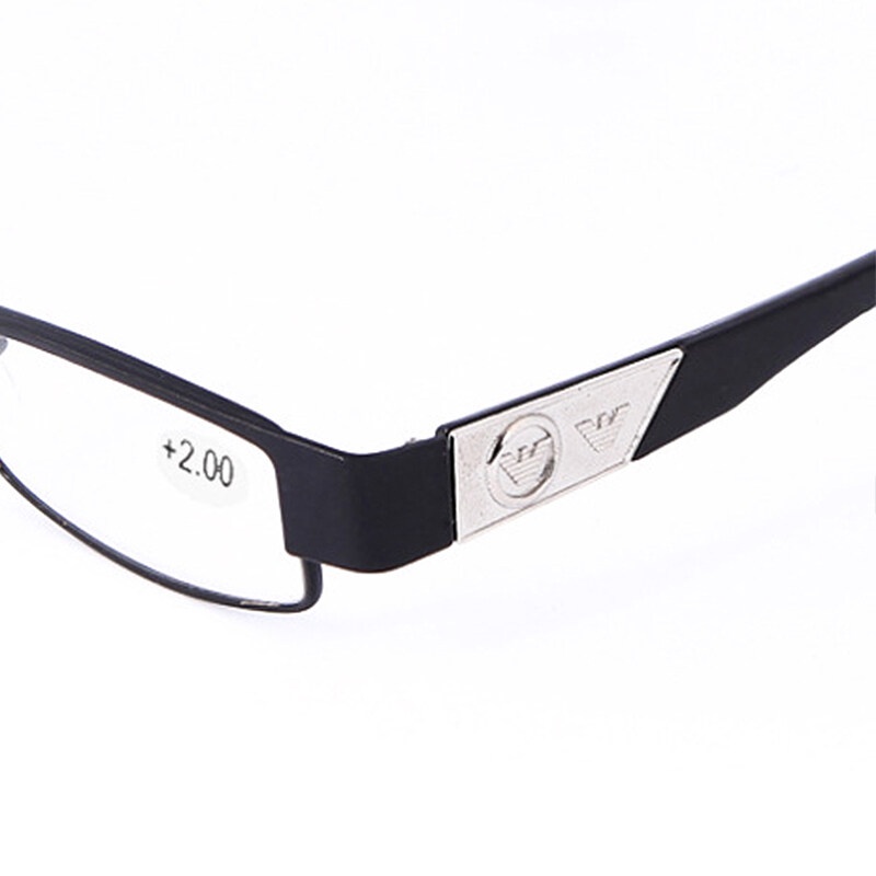 Kính Đọc Sách Gọng Vuông Kim Loại 100~400