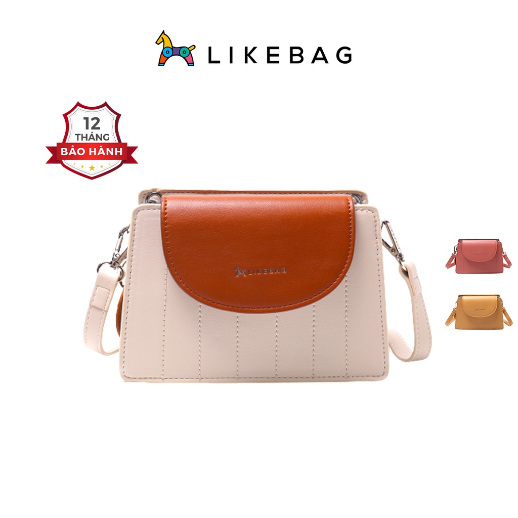 Túi đeo chéo nữ, đeo vai LIKEBAG dây quai da thời trang cao cấp 216XK9729 - LIBAGI