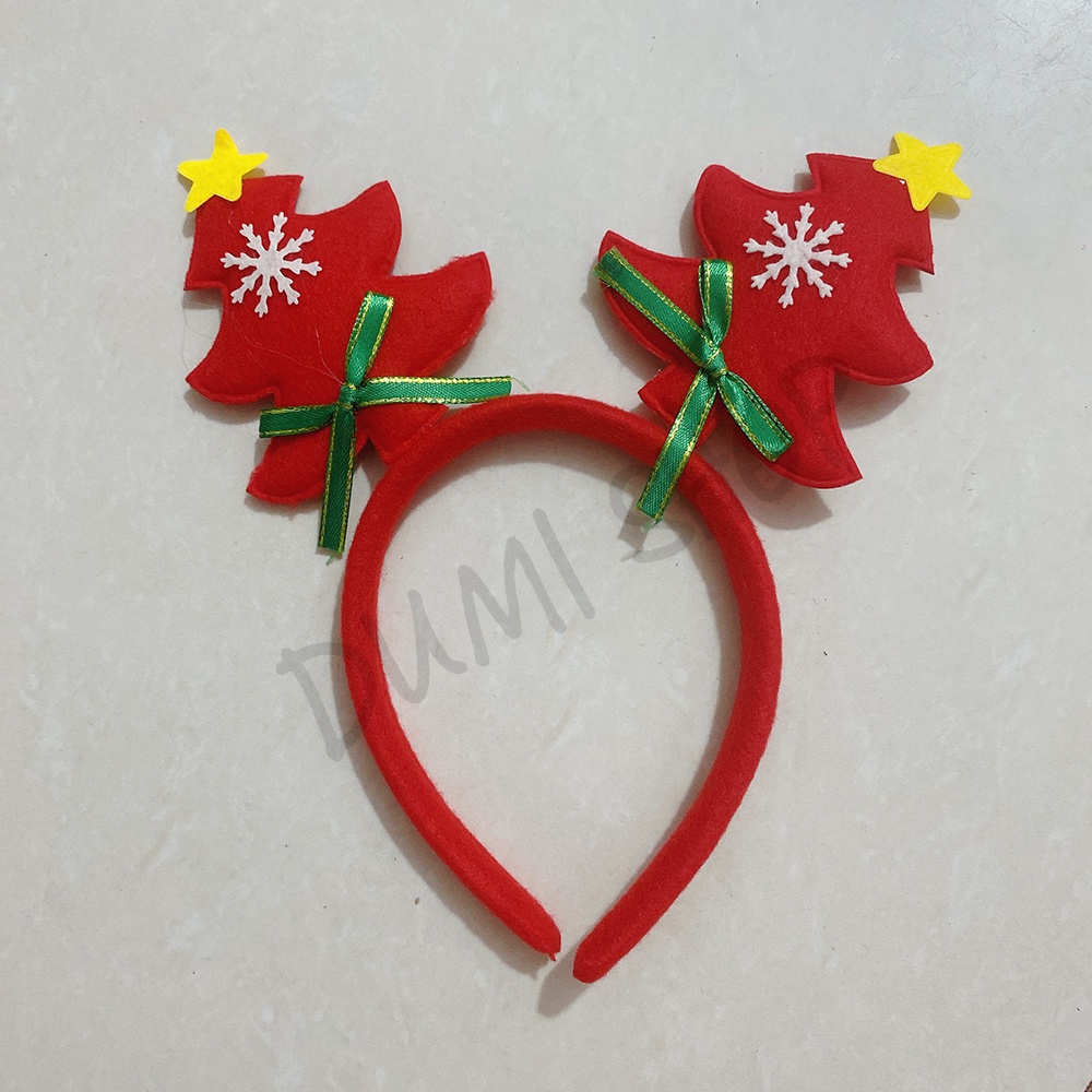 Cài Tóc Noel Xinh Xắn Ông Già Noel, Tai Tuần Lộc, Phụ Kiện Chụp Ảnh Noel - Dumi Shop