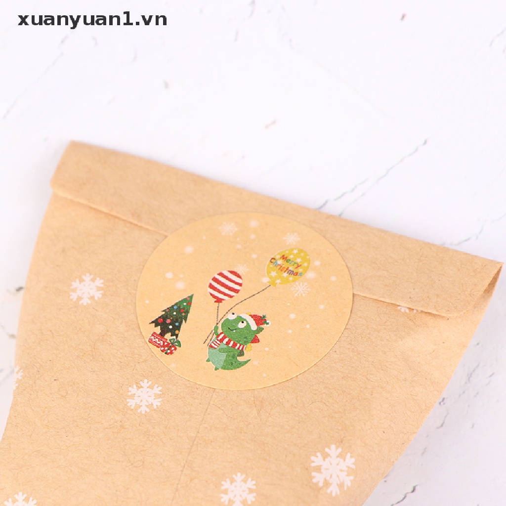 Set 48 Túi Giấy Đựng Bánh Kẹo Giáng Sinh