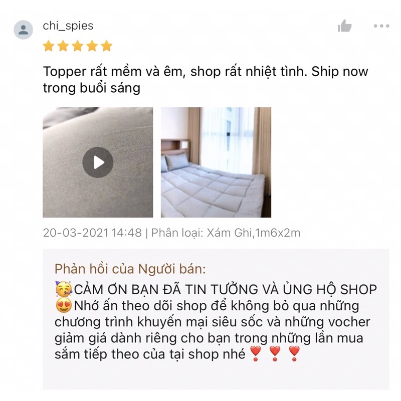 Topper Nệm Đa Năng Kháng Khuẩn- Nệm Trải Sàn Cao Cấp