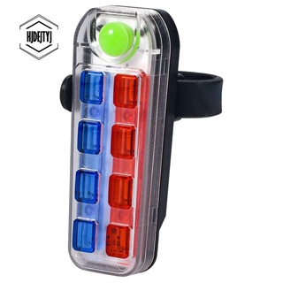 Đèn LED hậu nhiều màu siêu sáng cho xe đạp leo núi