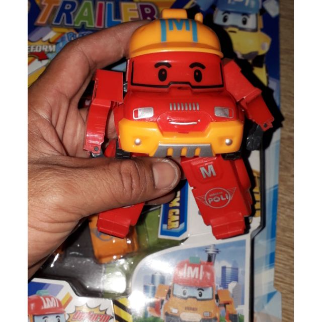 Lắp ráp Robot biến thành xe Poli bằng nhựa rất đẹp