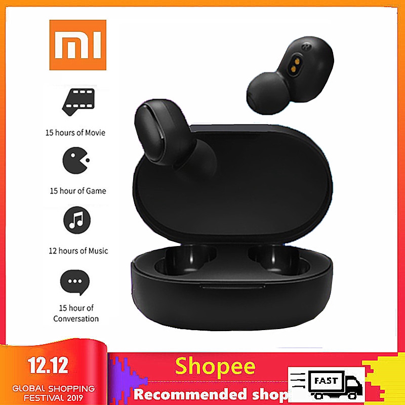 Tai nghe Bluetooth Xiaomi Redmi AirDots không dây 5.0 TWS chất lượng cao tiện dụng