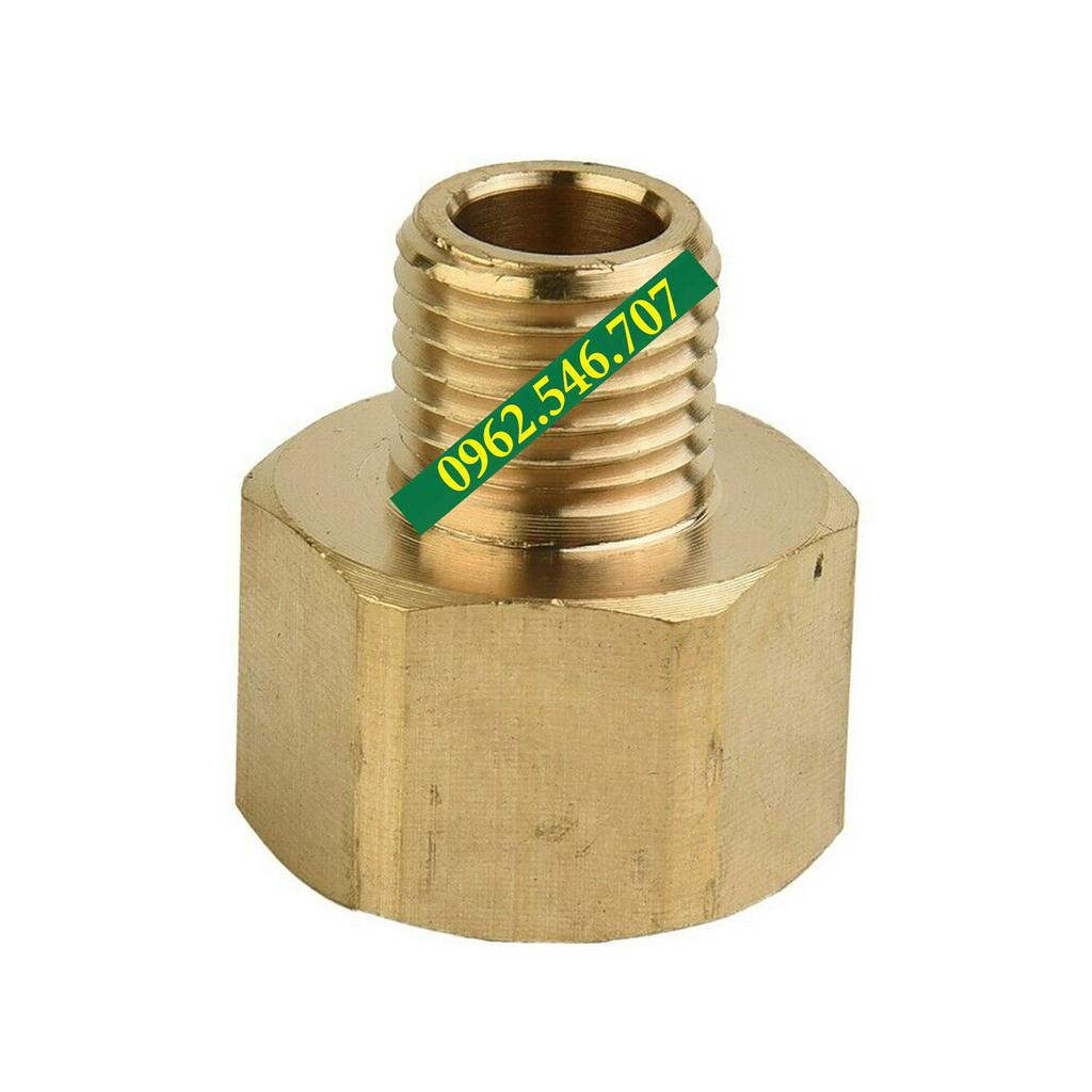Đầu chuyển bằng Đồng ren 22mm trong sang 14mm ngoài