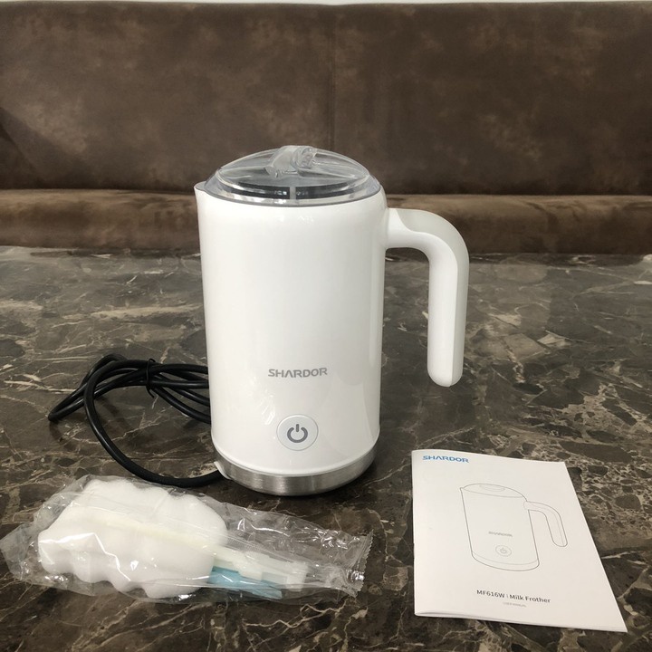 Máy đánh sữa tạo bọt sữa nóng, lạnh và hâm nóng sữa Shardor MF-3050, dung tích 350ml, công suất 500W