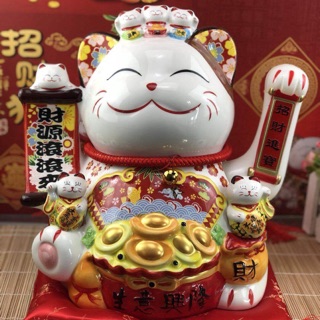 Mèo thần tài vẫy tay cao 38 cm