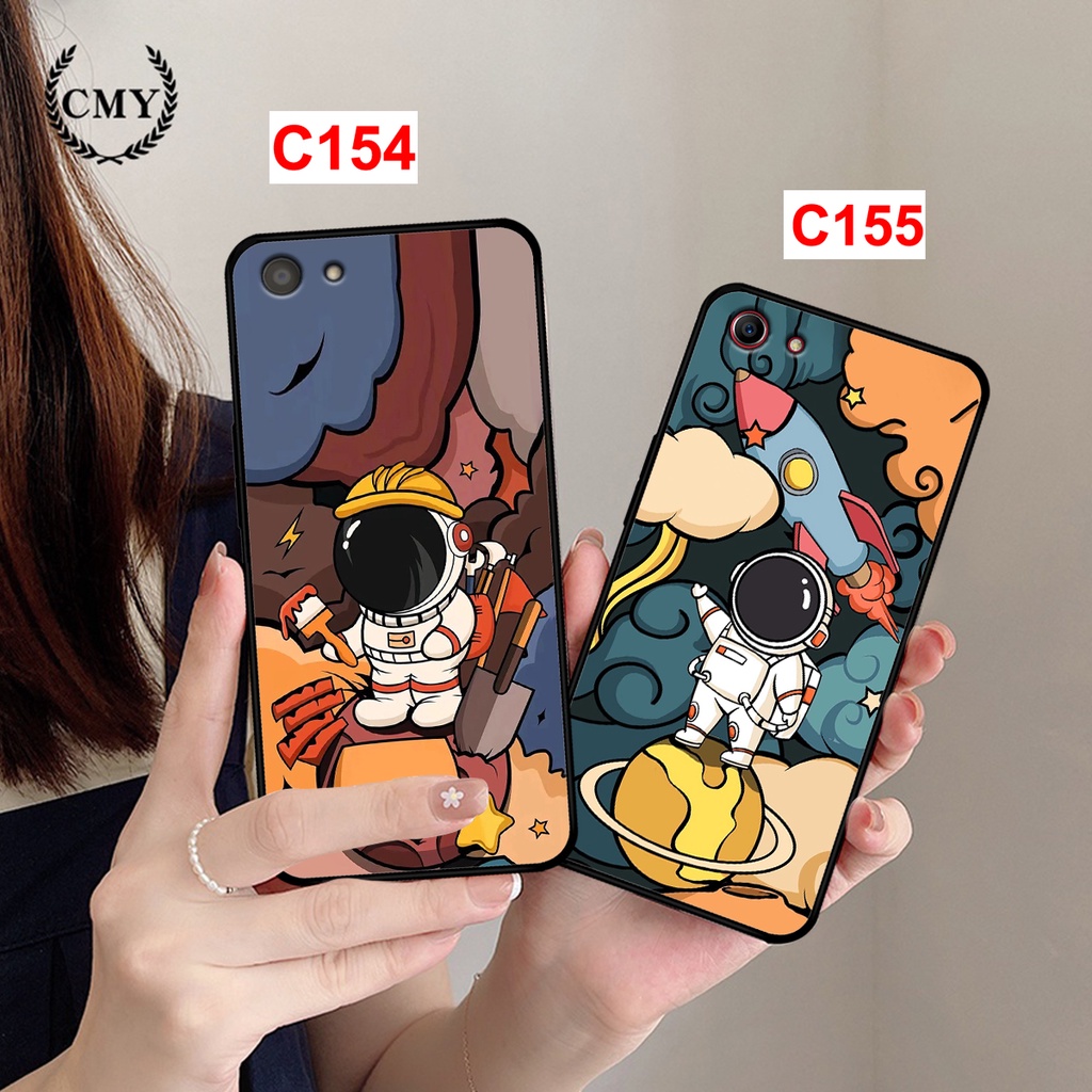 Ốp lưng Oppo A71 - A83  in hình phi hành gia vũ trụ ngân hà. Ốp lưng oppo rẻ bền đẹp.