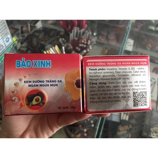 KEM BẢO XINH ĐỎ NGỪA MỤN HŨ 10G (SỈ TỪ 6 HŨ)