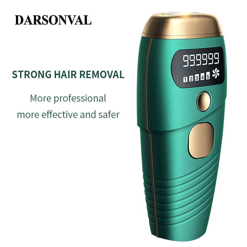 Salorie 990000 Flashes Permanent Hair Removal 5 Levels for Body &amp; Face with LCD Display IPL Laser Hair Removal System for Both Men Women Bikini, Legs, Underarm, Arm Hair Removal With Skin Sensor MT064